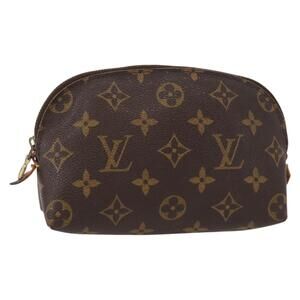 LOUIS VUITTON Monogram Pochette Cosmetic PM Pouch M43998 LV Auth 151284